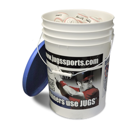 SEAU DE BALLES DE BASEBALL PEARL DE LA LIGUE DES JEUNES (4 DOUZAINES)