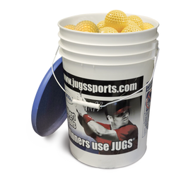 SEAU DE BALLES DE BASEBALL À ALVÉOLES (4 DOUZAINES)