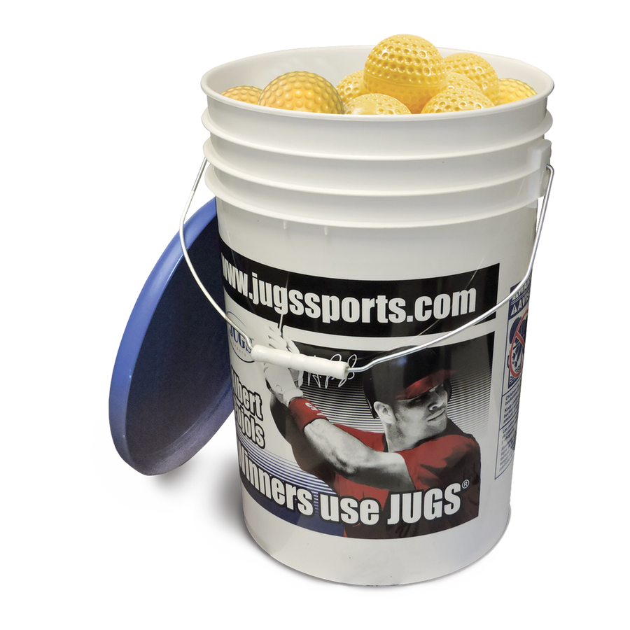 SEAU DE BALLES DE BASEBALL À ALVÉOLES (4 DOUZAINES)