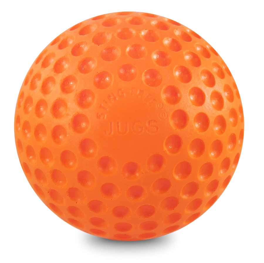 Balle de baseball Jugs Max Velo Orange Dimple