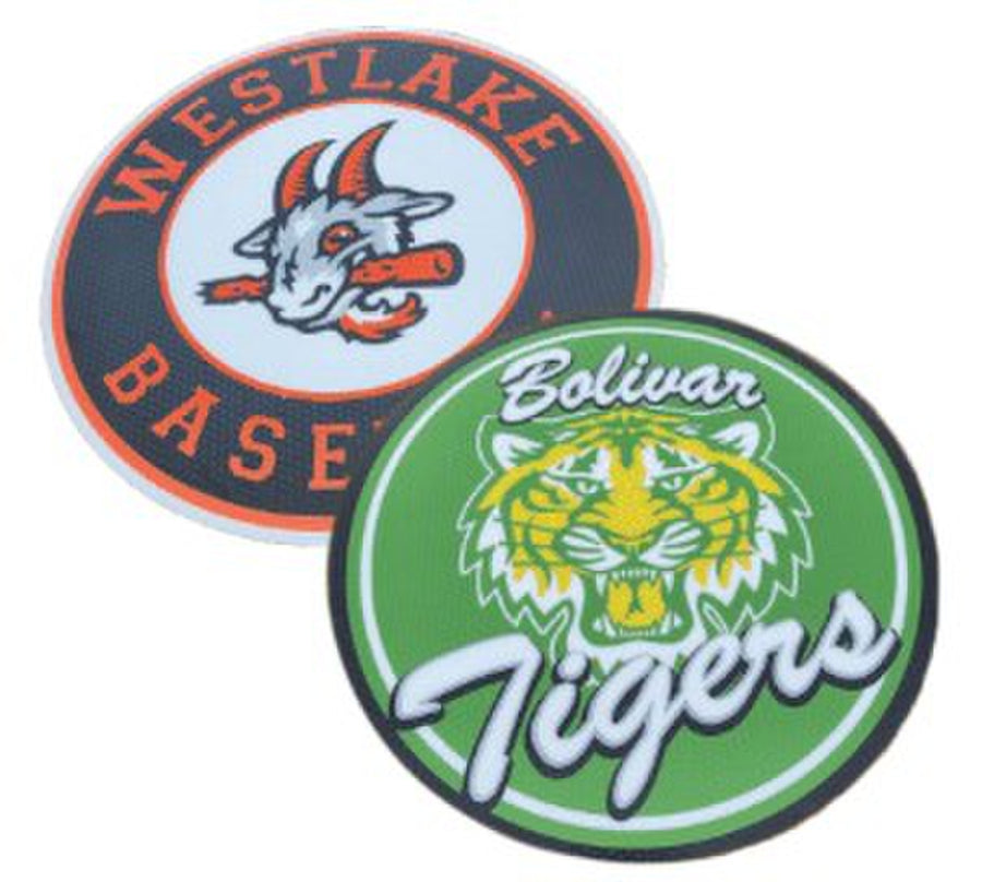 Impression numérique Pro-Deck sur cercles de terrasse