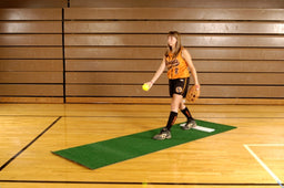 Tapis de lancer de softball sans ligne de foulée