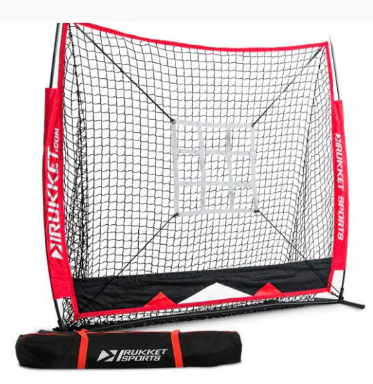 5x5 Baseball / Softball Net w/ Strike Zone Target