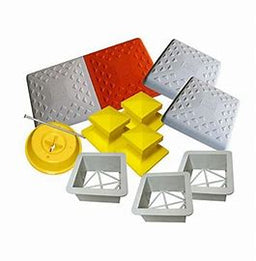DOUBLE PREMIÈRE BASE DE 15" SÉRIE A - 2E ET 3E BASES JEUNESSE DE 14" AVEC SYSTÈME DE MONTAGE ENCASTRÉ - DISQUE ET POINTE