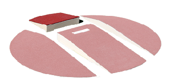 Gazon de remplacement pour le monticule des jeunes