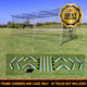 #24 Batting Cage & Frame Corners (10' Poles Not Included)
