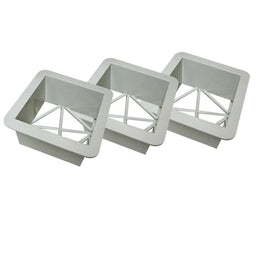 3 - SUPPORTS DE SOL EN PLASTIQUE DE 7"