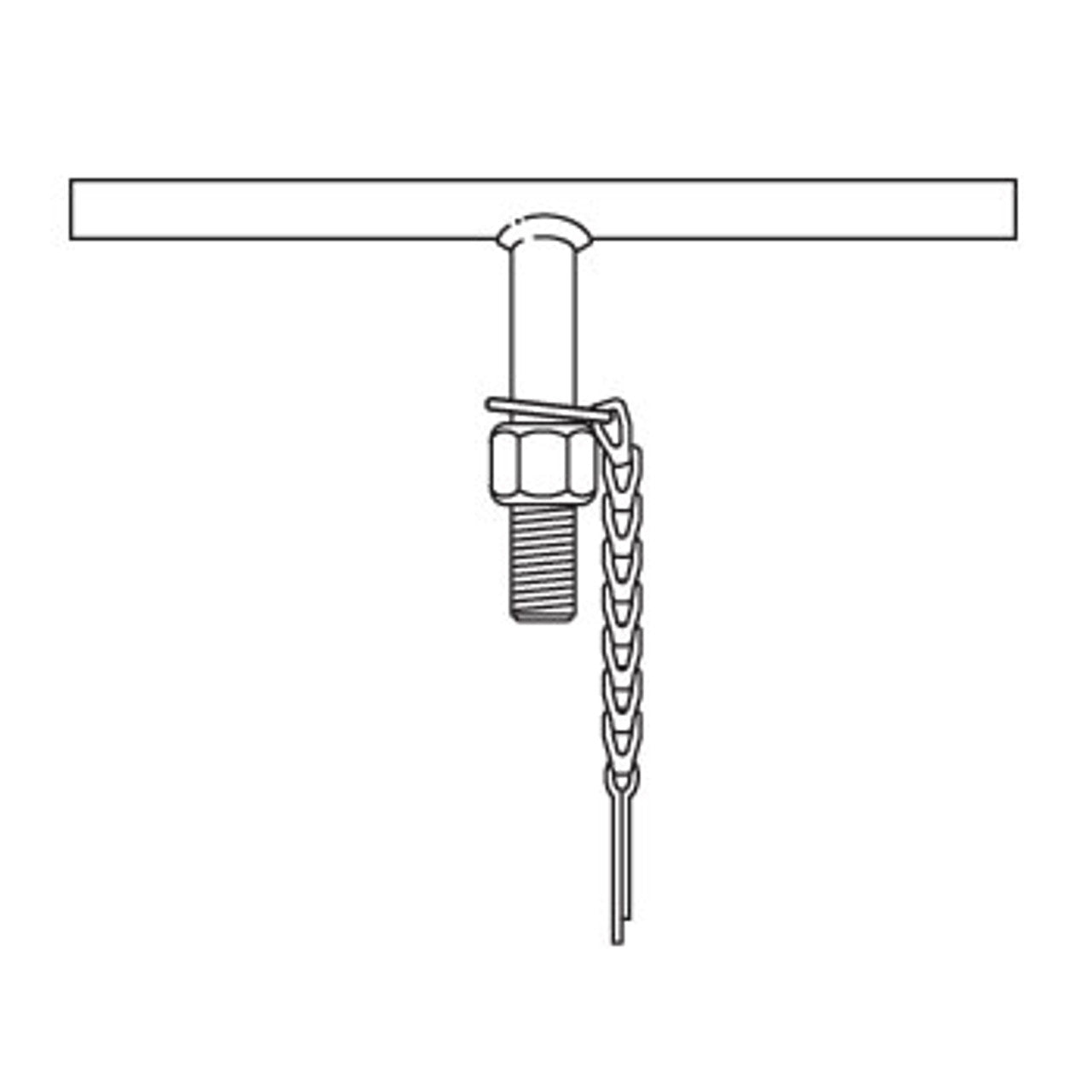 SJ HOR. ADJ. T-HANDLE W/CHAIN