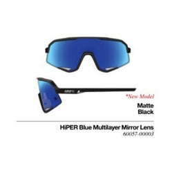 SLENDALE - Noir mat - Verre miroir multicouche bleu HiPER
