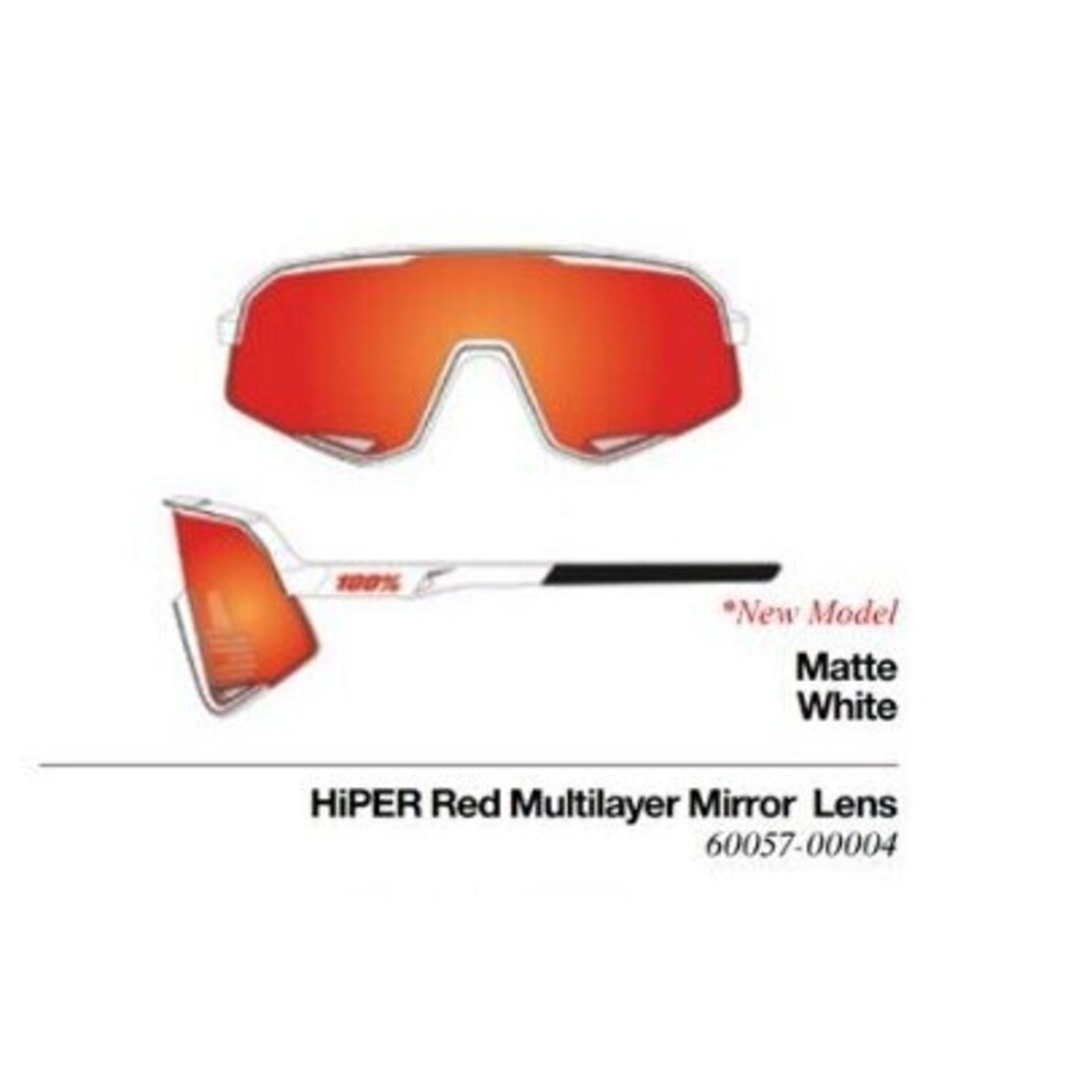 SLENDALE - Soft tact White - HiPER Red Multilayer Mirror Lens