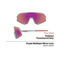 SLENDALE - Verre miroir multicouches translucide poli gris - violet