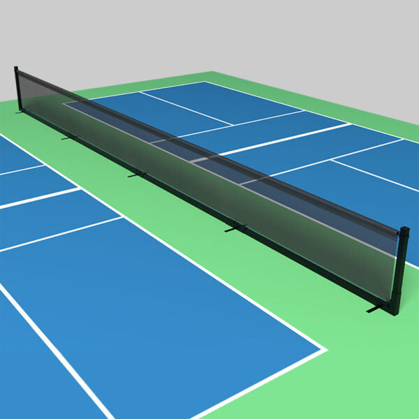 Semi-permanent Pickleball Court Divider Systems