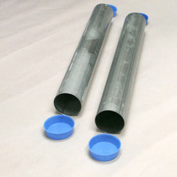 Aluminum Ground Sleeves, 24" Long for 2-7/8" Round Posts