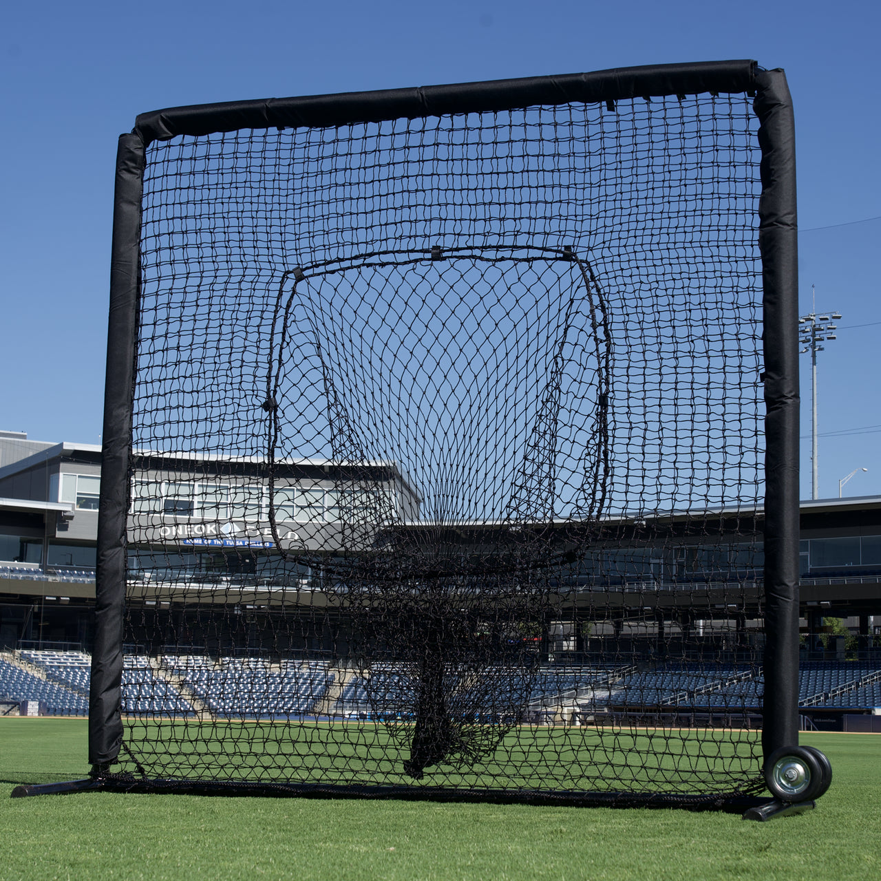 7' x 7' Sock Net and Premier Frame with Wheels