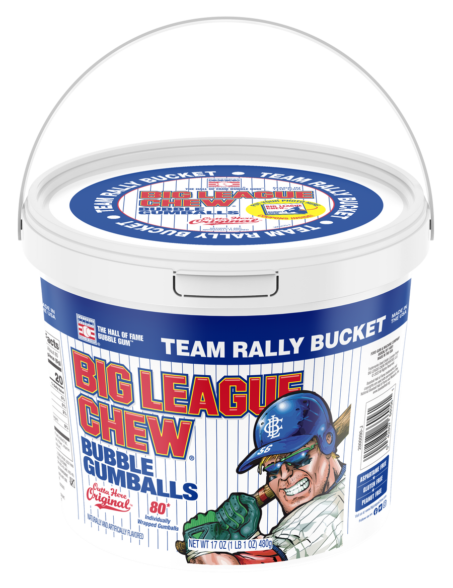 Big League Chew 80ct Gumball Bucket Original