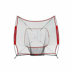 Rukket 7x7 Baseball & Softball Net with Adjustable Neon Strike-Zone Target