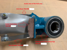 Pitching Arm Hub w/Bearings