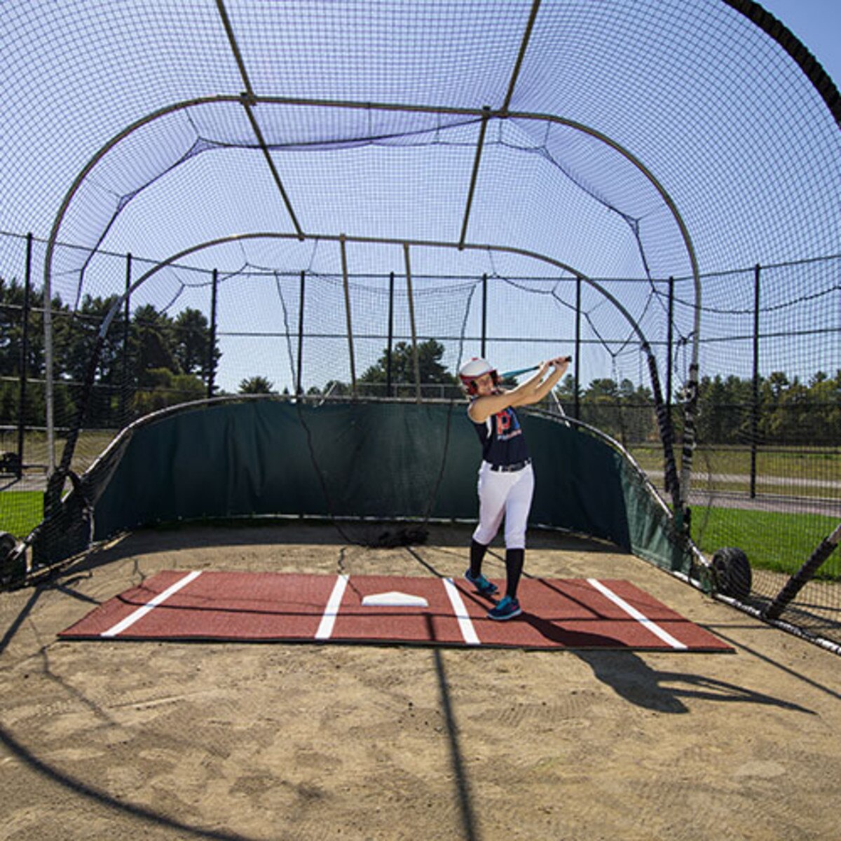 Batting Mat Pro  12' x 6' Lined