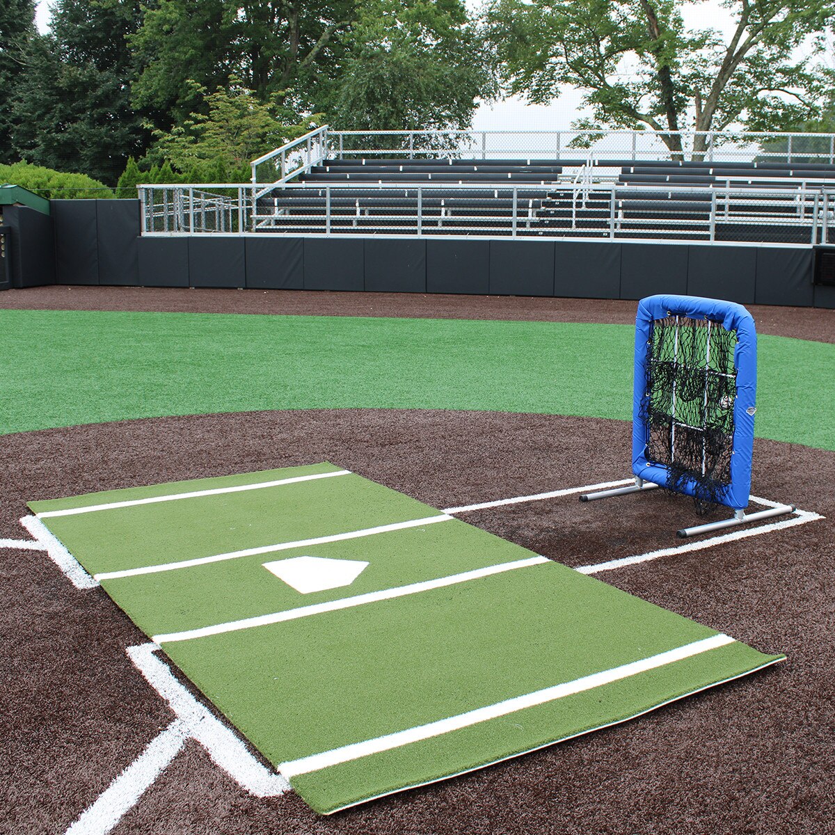 12' x 6'Batting Mat Pro with Inlaid Home Plate