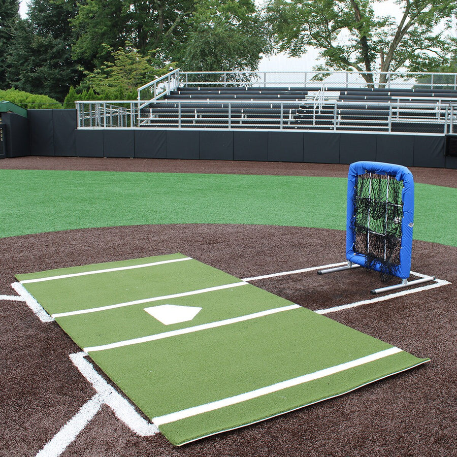 12' x 6'Batting Mat Pro with Inlaid Home Plate