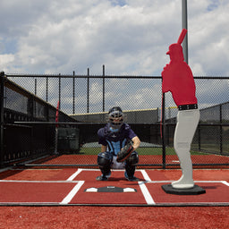 Batting Mat Pro with Catcher's Extension
