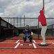 ProMounds Batting Mat Pro with Catcher Exten-sion