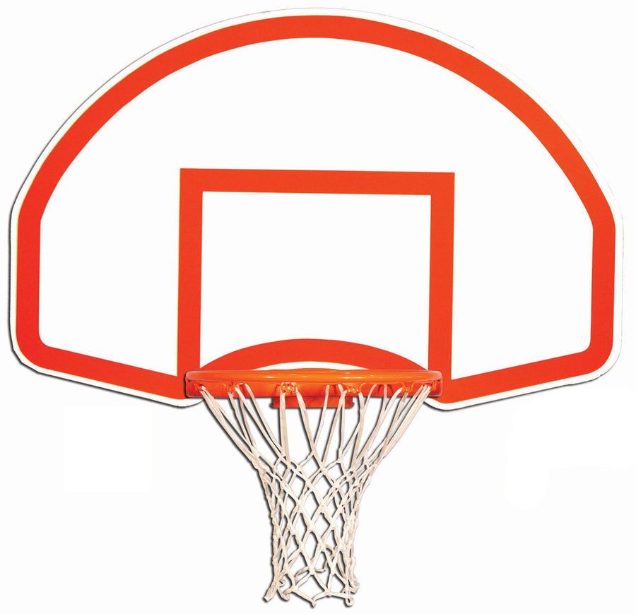 Fan-Shape Aluminum Backboard w/ Target & Border