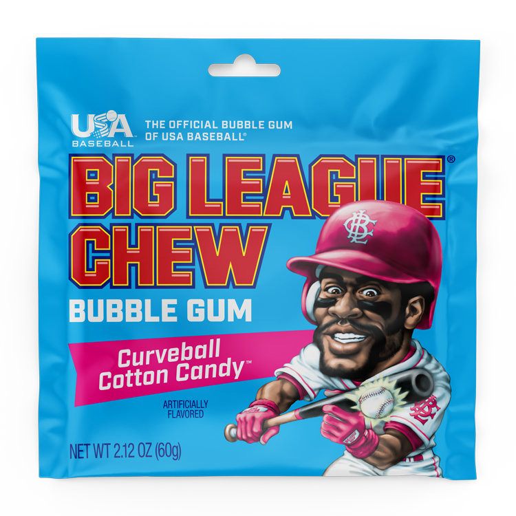 Big League Chew Bubble Gum Pouches
