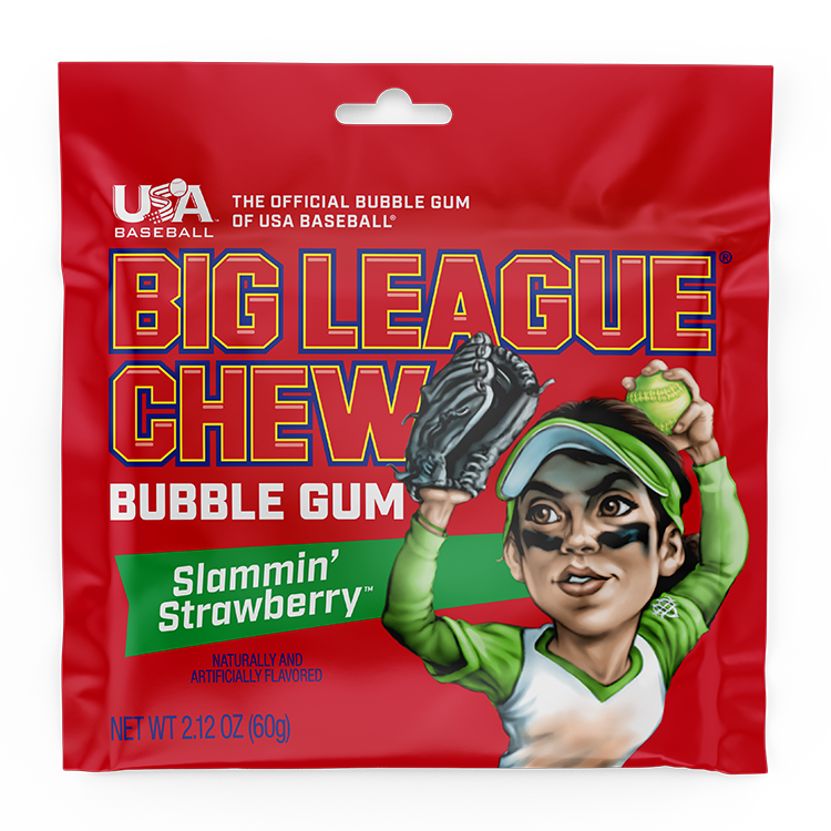 Big League Chew Bubble Gum Pouches