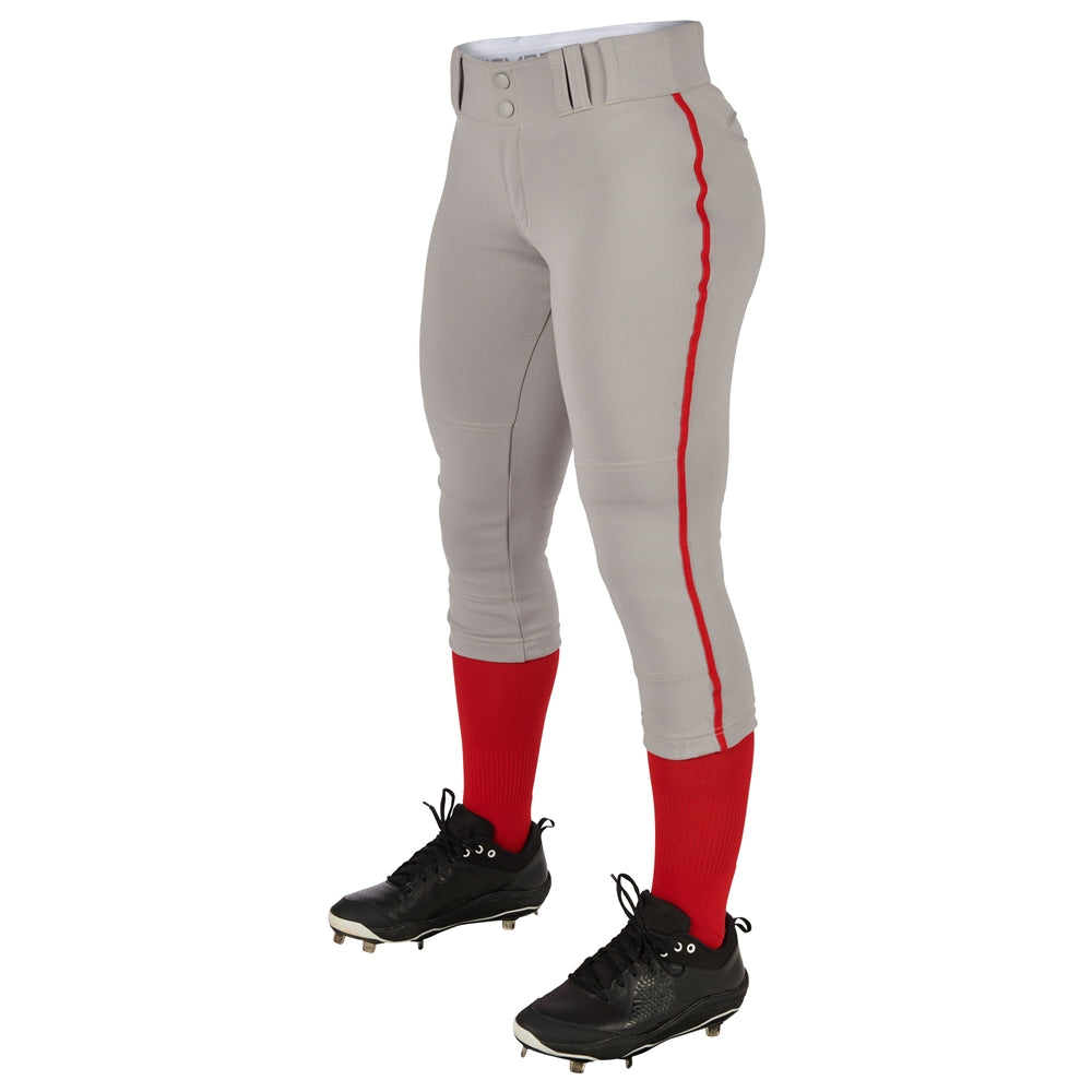 Tournament w/Piping Softball Pant - Girls