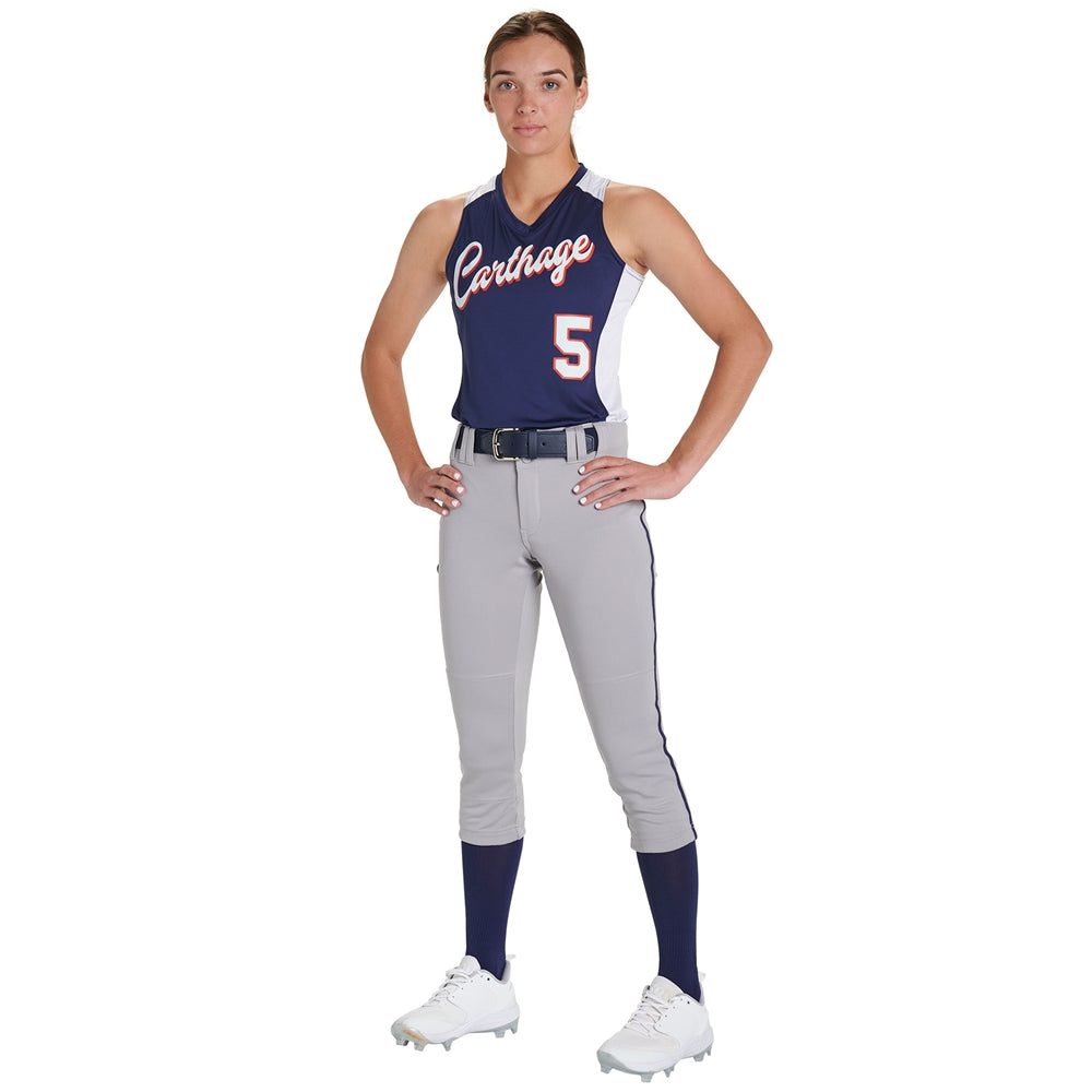 Tournament w/Piping Softball Pant - Girls