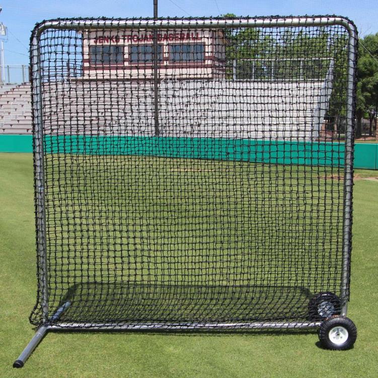 Filet de terrain de 7' x 7' et cadre Premier avec roues
