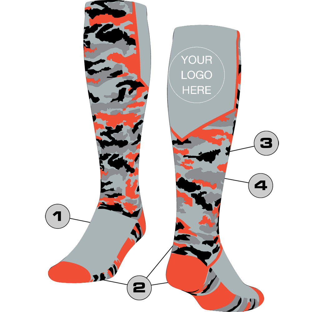 Woodland Camo Over The Calf