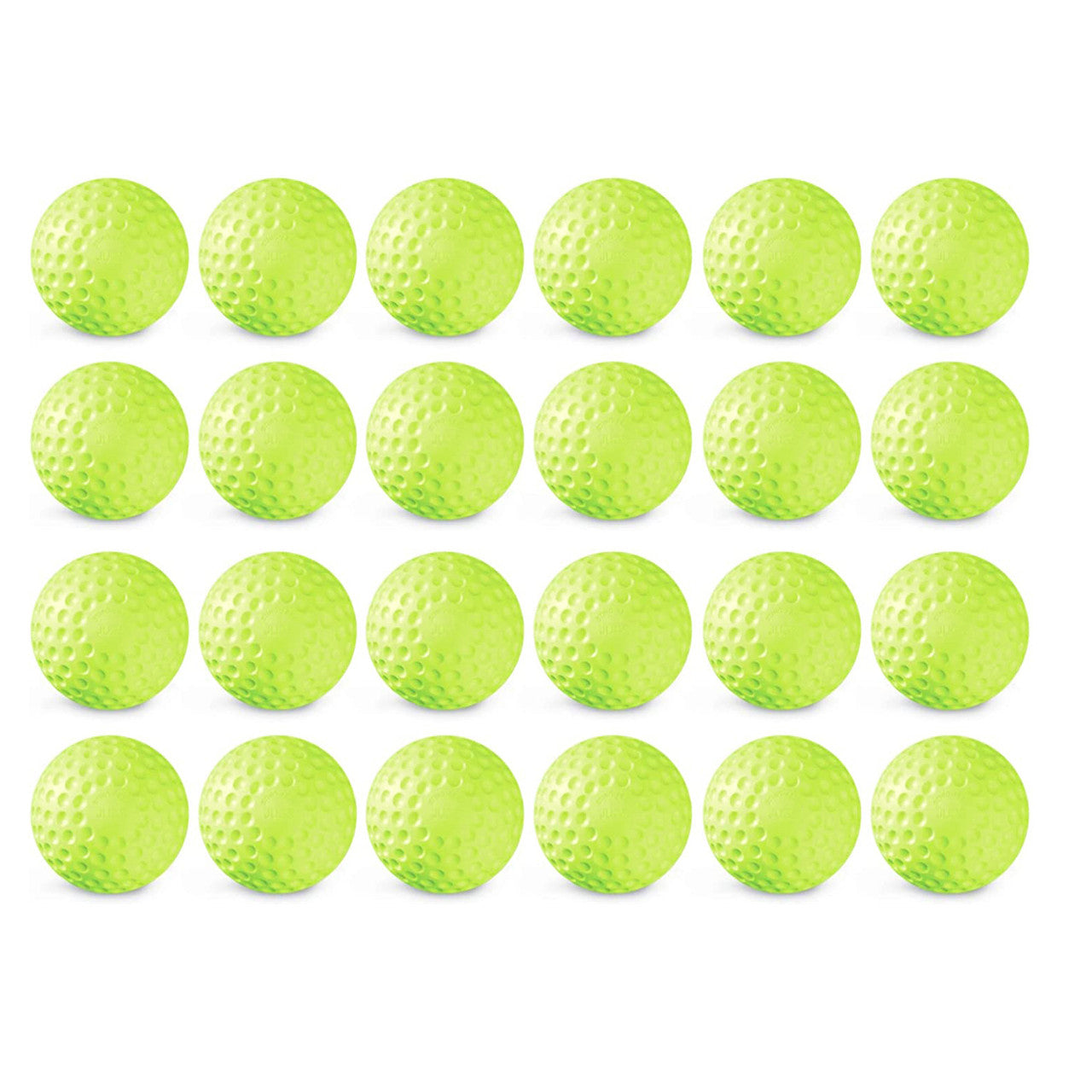 SEAU DE BALLES SOFT À FOSSES JAUNES