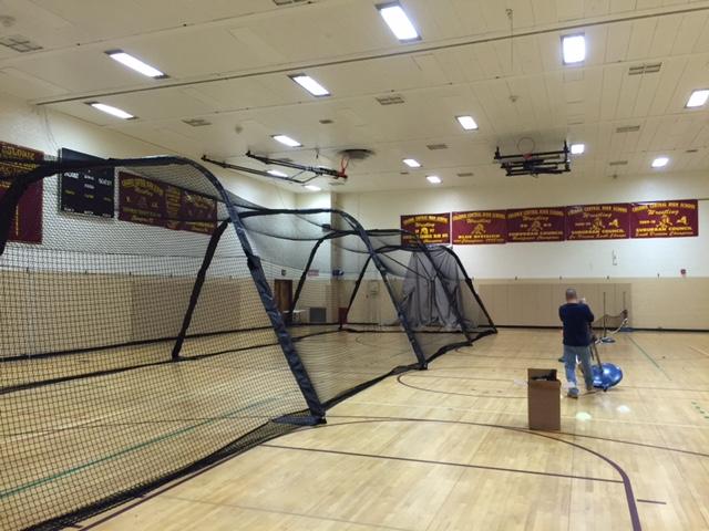 Batco Foldable  Batting Cage - Rubber and Metal Feet