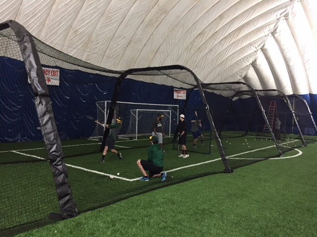 Batco Foldable  Batting Cage - Rubber and Metal Feet