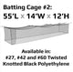 #2 SOFTBALL NET #42 BLACK POLYETHYLENE, W/A0010, N8060