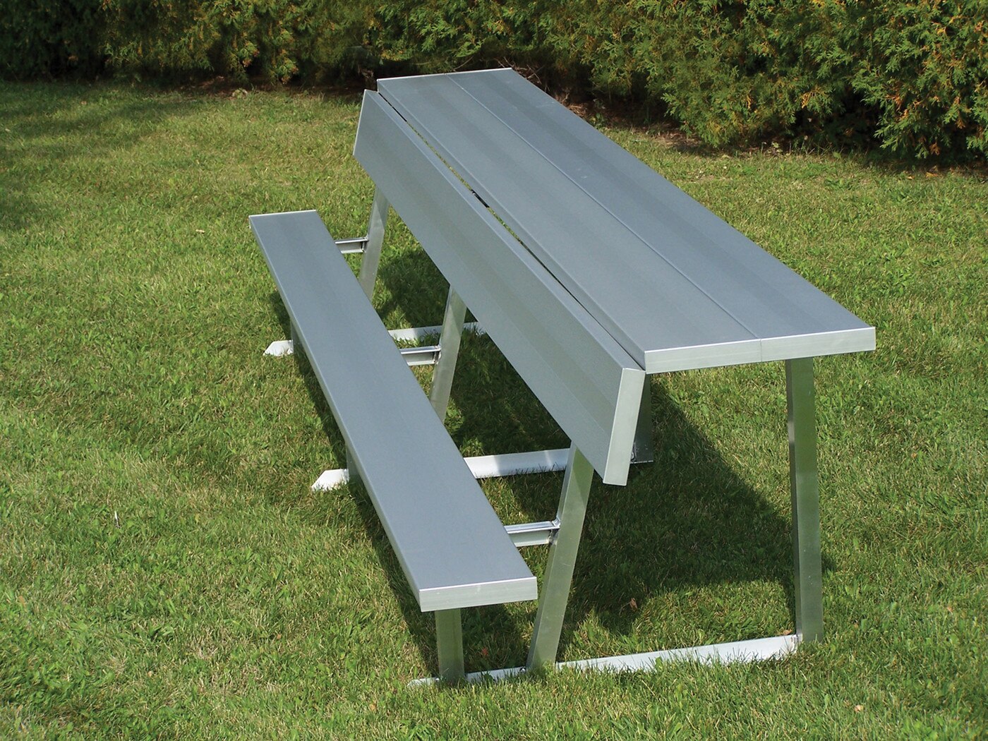 Portable Team Bench w/ Back & Shelf