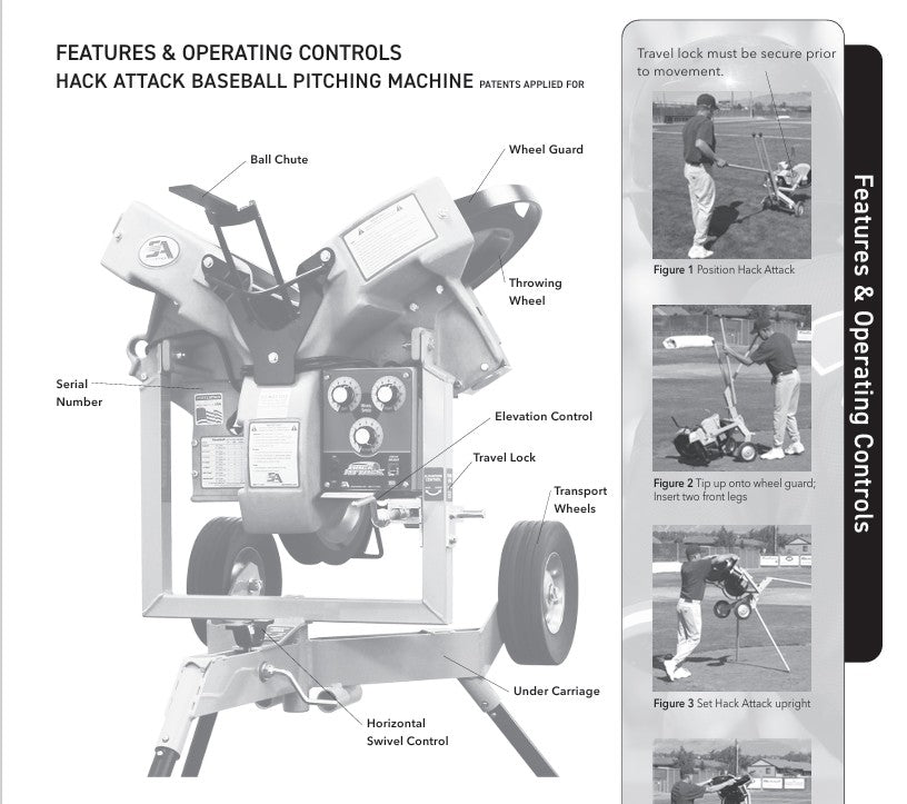 Swivel Handle (HB ,HS, CC, JB, JS) - Baseball and Softball Hack, Junior Hack, Cricket