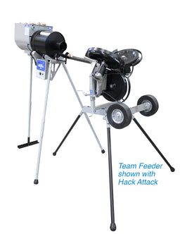 Baseball Team Feeder (150 ball) for Hack Attack w/Extended Legs