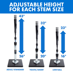 Tanner Tee the Original Adjustable Softball and Baseball Batting Tee