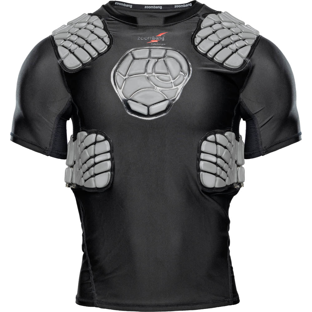 Football Integrated Shirt w/Chest Protection - Adult