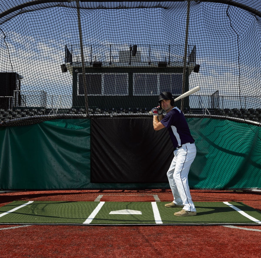Batting Mat Pro  12' x 6' Lined