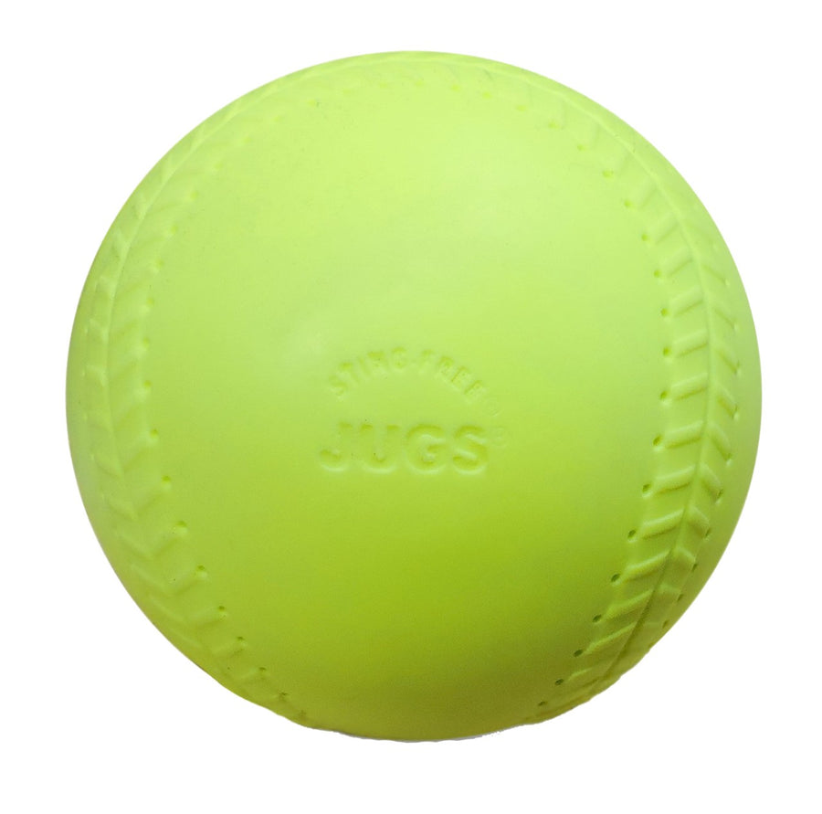 Sting-Free Realistic-Seam Softballs: Game-Ball Yellow - 12"