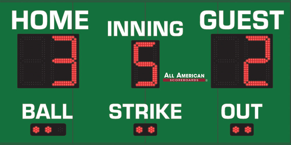BASEBALL SCOREBOARD 4'X8'; Basic Info