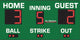 BASEBALL SCOREBOARD 4'X8'; Basic Info