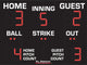 BA9081PC - 6'x8' Scoreboard With Pitch Count