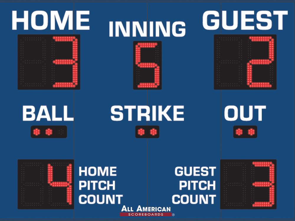 BA9061PC - 5'X6' Scoreboard