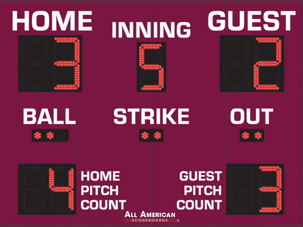 BA9061PC - 5'X6' Scoreboard
