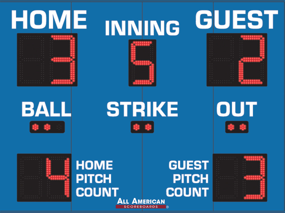 BA9061PC - 5'X6' Scoreboard